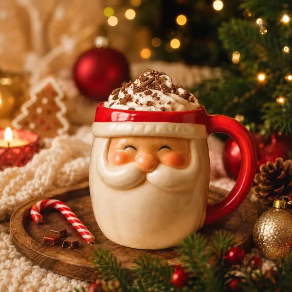 Caneca Natal Papai Noel 330ml, presente perfeito!