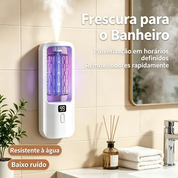 Aromatizador Automática Difusor de Essencia Aroma e Umidificador de Ar Multifuncional (Dois estilos)F2/E2