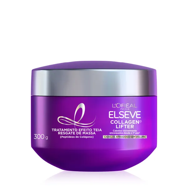 Tratamento Efeito Teia Resgate de Massa L’Oréal Paris Elseve Collagen Lifter 300g