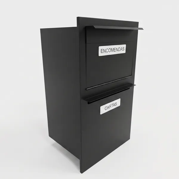 Caixa Compacta De Encomendas e Cartas Correios Antifurto Com Chave Para Casas Lojas Empresas Chapa Reforçada