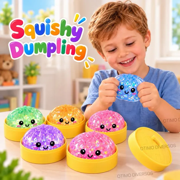 Brinquedo Squishy Antiestresse Fofo - Macio e Elástico, Ideal para Alívio do Stress