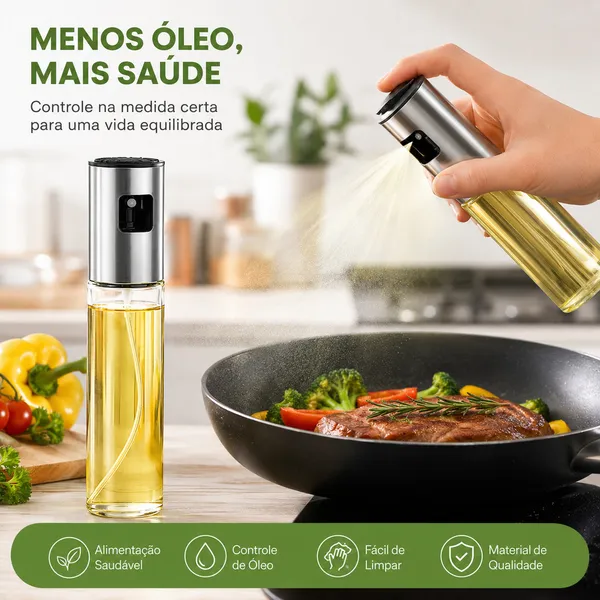 1/2/3 Peças Borrifador de Azeite Pulverizador Premium Culinário 100ml para Cozinha