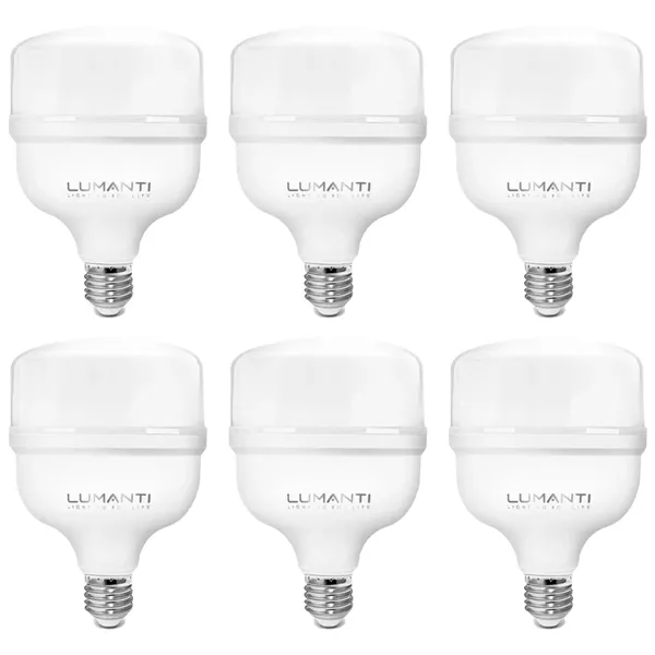 Lâmpadas Led Bulbo 50w E27 Bivolt Branco Frio 6500k 127/220v Lumanti ou Similar