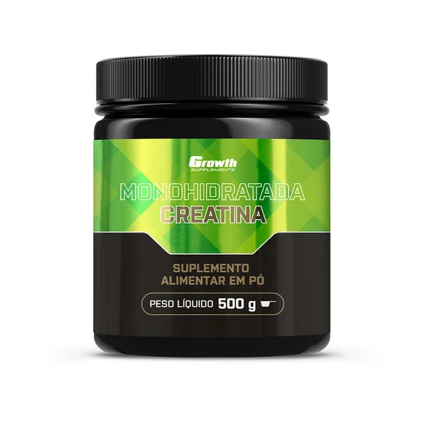 Creatina Monohidratada - Growth Supplements - Sem sabor em pó