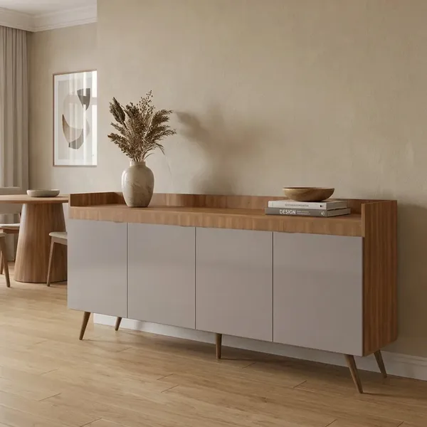 Buffet Freijó Fumê 180cm