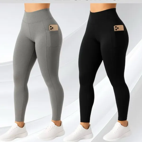 UNIDADE ou KIT 2 Calças leg com 2 bolsos (1 calça R$ 35,00 / 2 Calças R$70,00)