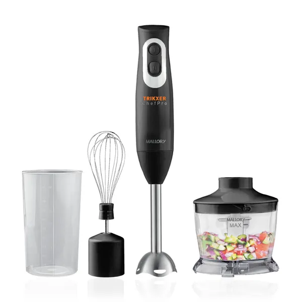 Mixer e Processador 3 em 1 Mallory Trikxer 500W Inox