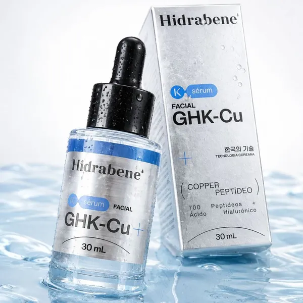 Hidrabene Sérum Facial GHK-Cu Peptídeo de Cobre – Firmeza e Densidade 700 Nano Peptídeos