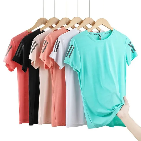 Camiseta Femininas Com Resfriamento De Gelo – Leve , Respirável E Elástica