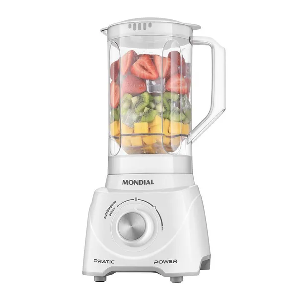 Liquidificador Pratic Power Mondial Branco 550W L-97-W