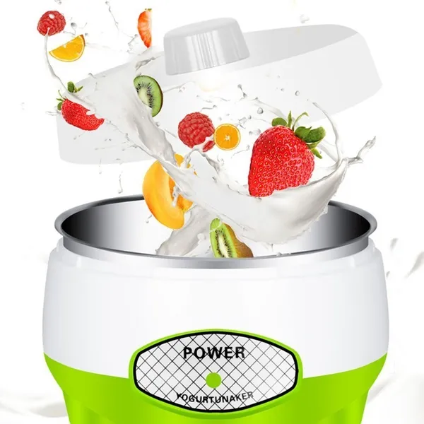 Fabricante De Iogurte Compacto , Máquina De Fazer Grego , Faça Você Mesmo , Caseiro Para Casa , Orgânico , Queijo , Plug