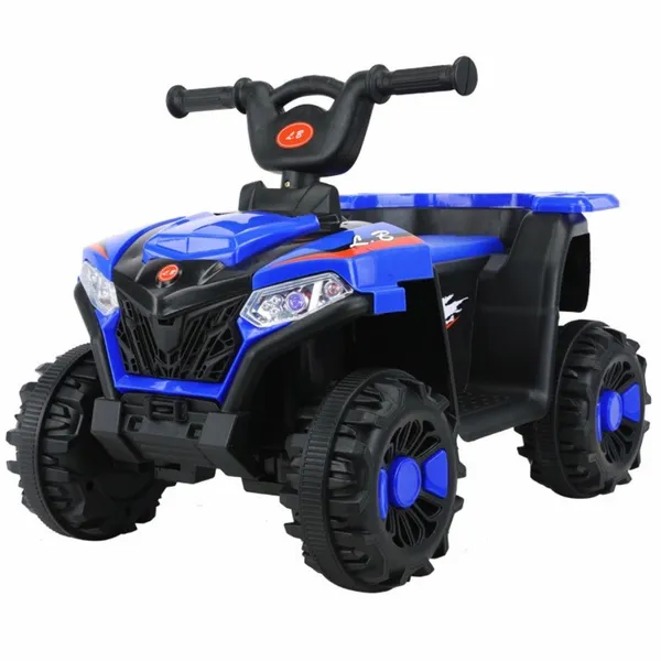 Quadriciclo Carrinho Elétrico Infantil 6v Andador Zippy Toys com Farol e Marcha Frente e Ré