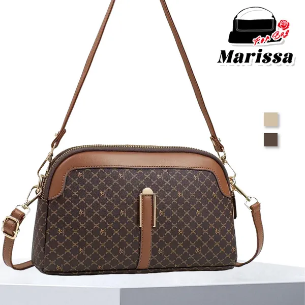 Marissa Bolsa De Couro Feminina 2025 Crossbody E Ombro Elegante Perfeita Para Mães E Dias Especiais