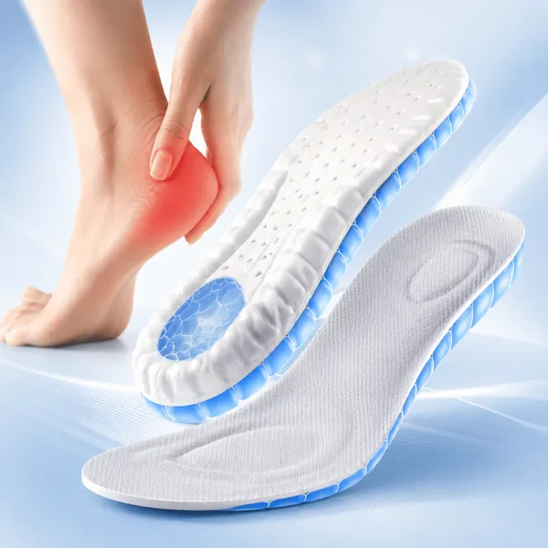 Palmilha Ortopédica 4D Anatômica Alto Conforto Tênis Sapatos