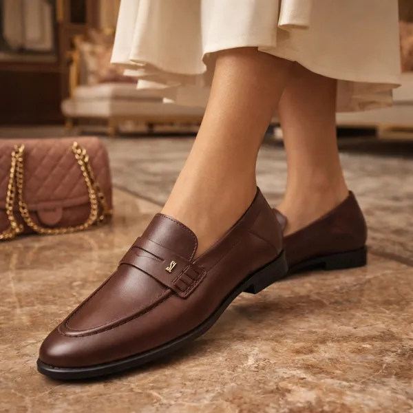 Mocassim Feminino 100% Couro Legítimo Comfort Premium Loafer Sapatlha Linda Leve Macia Elegante Várias Cores.