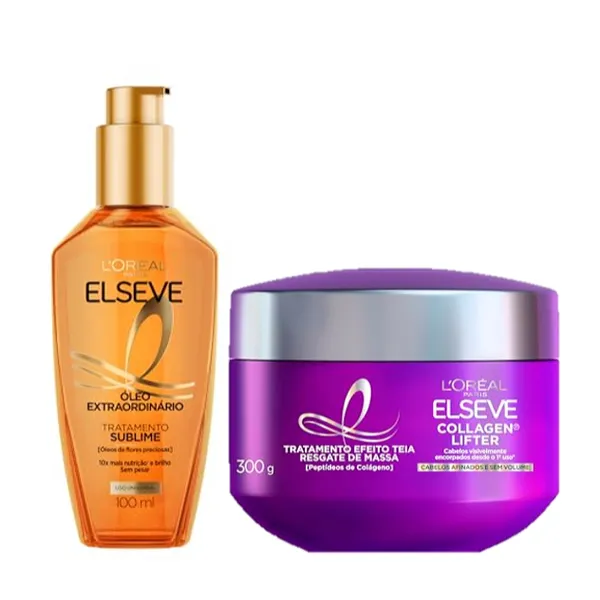 Kit Creme de Tratamento Colágeno Lifter + Óleo Extraordinário