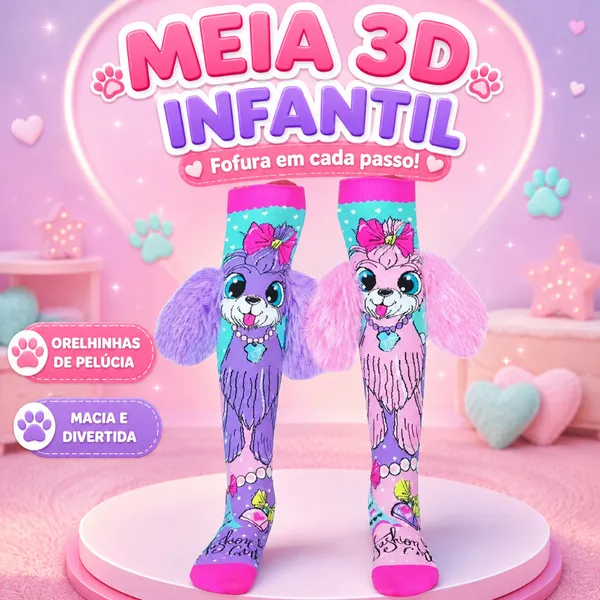MEIAS 3D DIVERTIDAS.