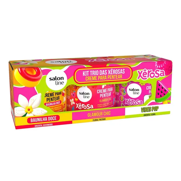 Kit Xêrosa com 3 Cremes para Pentear 180g