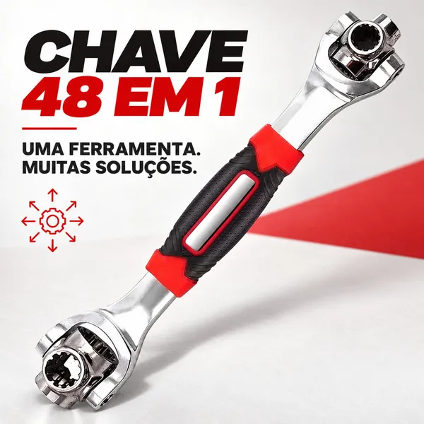 Chave Multiuso Coroa do Role 48 em 1