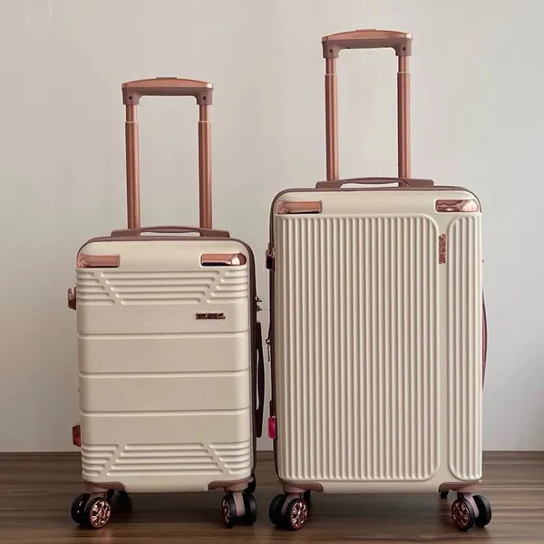 Mala De Viagem/Bordo 10KG,Nova Estilo Zíper Dupla Camada Anti-Roubo,Rodas Duplas 360Grau lançamento