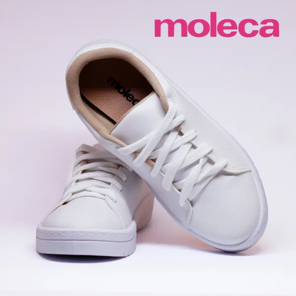 Tênis Moleca Feminino Original Liso Leve Casual Plataforma