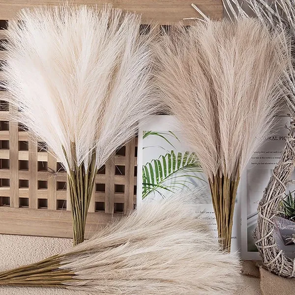 53cm 10 Unidades/Lotes Decoração Fofa Flor Falsa Planta Reed Simulado Festa De Casamento Artificial De Natal