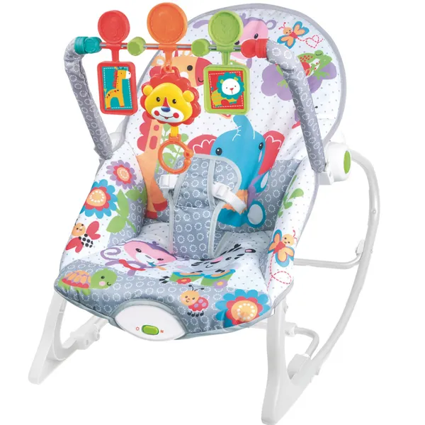 Cadeira de Balanço e Descanso com Sons Musicas e Vibrações suaves da Zippy Toys Conforto e Segurança