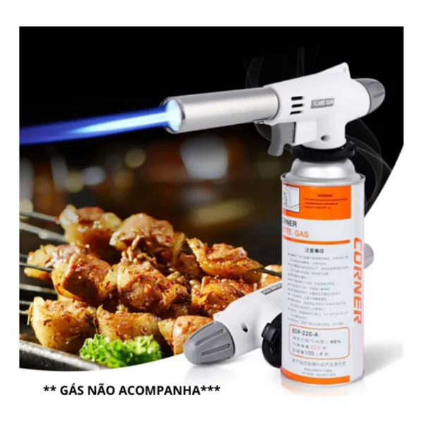 Maçarico Culinário para Cozinha e Confeitaria