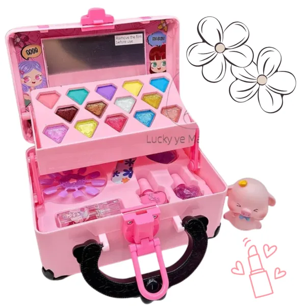Kit Maleta Maquiagem Infantil Lançamento Fashion Completa