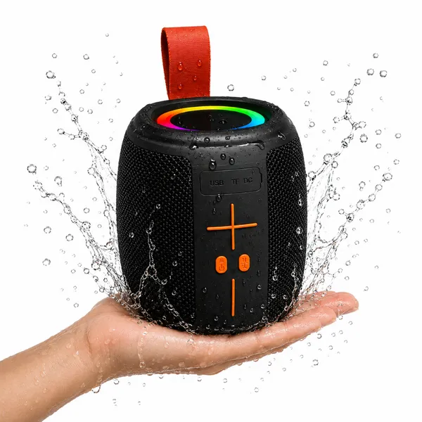 Caixinha de Som Bluetooth Portátil 50W Preta IPX4
