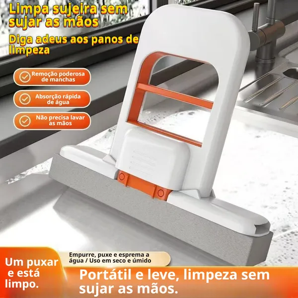Mini Mop Dobrável de PVA para Mesa e Uso Interno