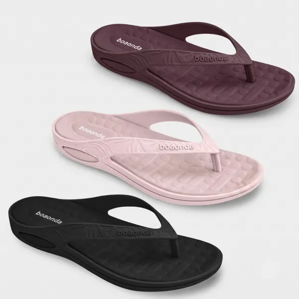 Chinelo Feminino Lilly Ortopédico BoaOnda Anatomico Fascite Plantar Esporão
