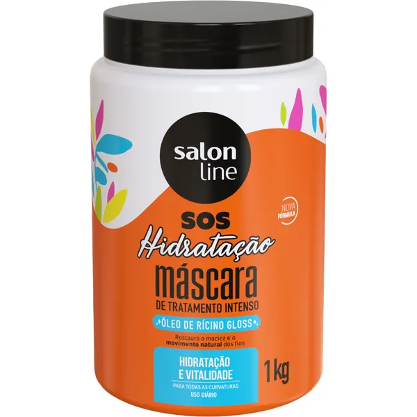 Máscara de Hidratação Salon Line Óleo de Rícino 1kg