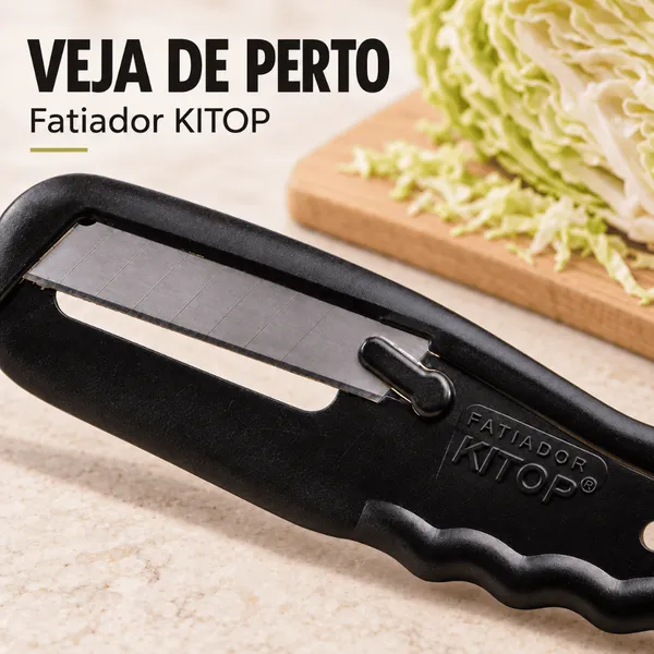 Fatiador de Couve Fininha KITOP Corte em Segundos Super Prático