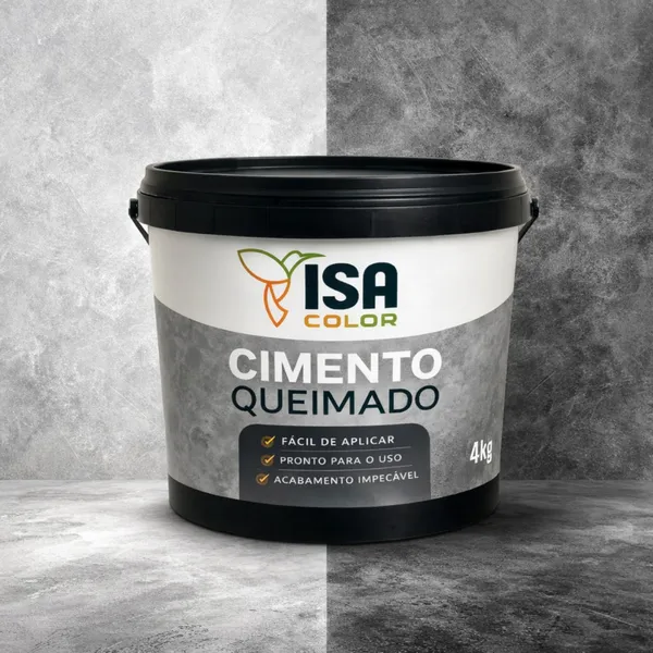 Revestimento Cimento Queimado Pronto ISA Color 4kg