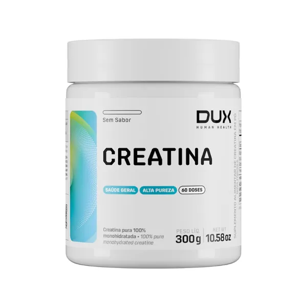 Creatina Monohidratada DUX Nutrition 100% Pura Original – Ganho de Massa Muscular Força