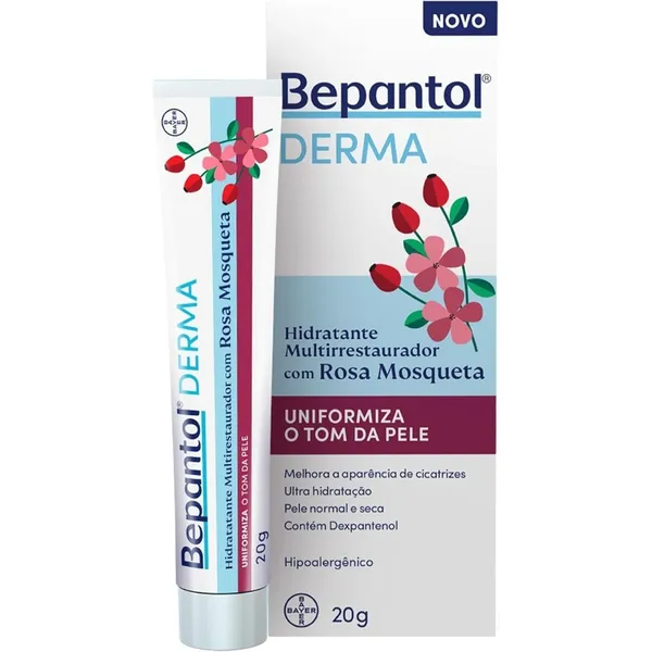 Bepantol Derma Pink Mosqueta Hidratante Multi-Restorer Hipoalergênico 20g