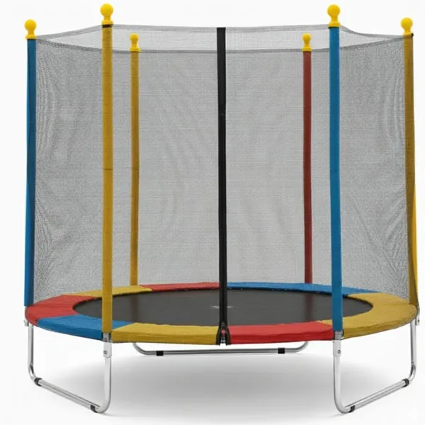 Pula Pula Grande tamanho 1,80m x 1,60m Cama Elástica Infantil Trampolim Playground Desmontável