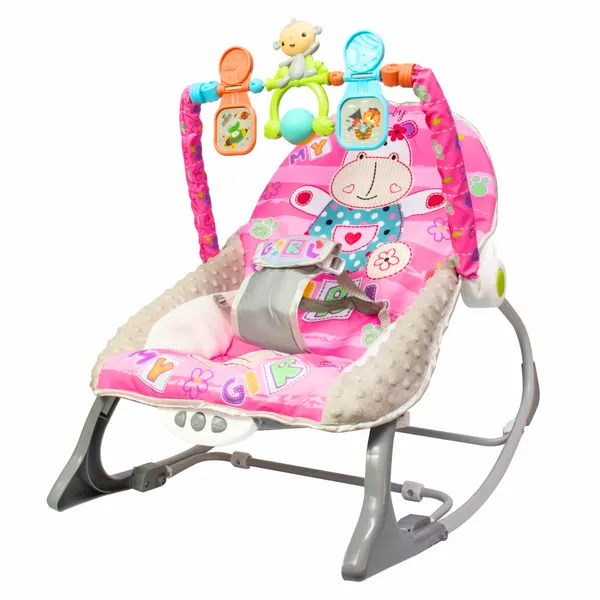 Cadeira de Descanso Bebê Balanço Musical Vibratória Reclinável Mobile C/Cinto 0 a 18kg - KaBaby