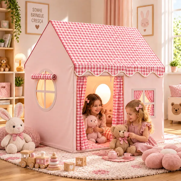 Barraca Infantil Tenda Festa Pijama Portátil
