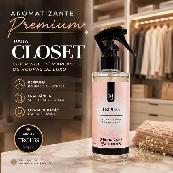 Aromatizante Premium para Closet | Cheirinho de Marcas de Roupas de Luxo