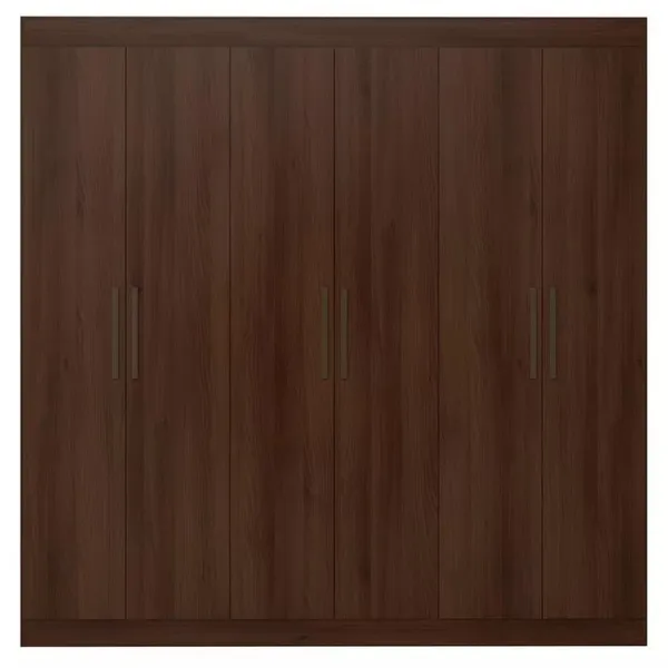 Guarda-Roupa Casal Ville com 6 Portas e 2 Gavetas Bartira