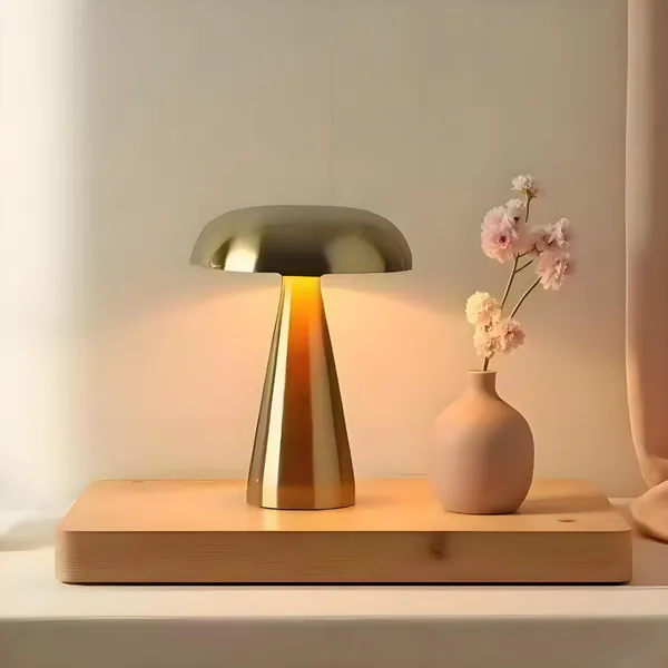 Luminária De Led  Com Sensor De Toque Forma De Cogumelo