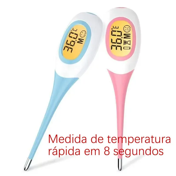 Termômetro Digital – Rosa ou Azul
