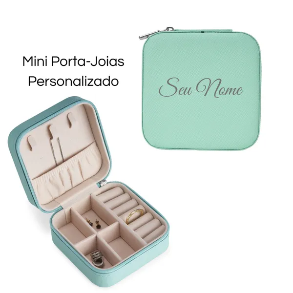Mini Porta-Joias Quadrado Personalizado