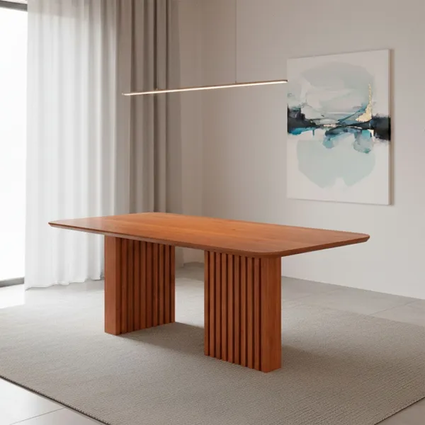 Mesa de Madeira Ester 210cm Cinamomo – Cimol