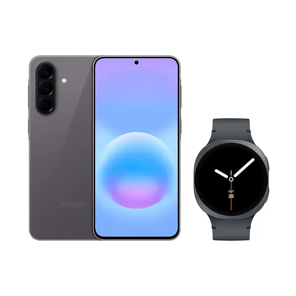 Galaxy A57 5G (256GB) Cinza + Galaxy Watch8 BT 44mm Grafite