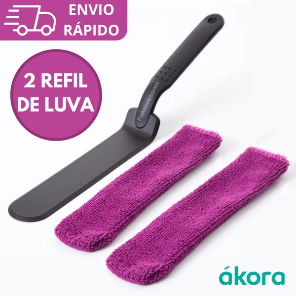 Kit Limpa Box e Blindex Limpador De Vidro Limpeza de Vãos Cantos AKORA