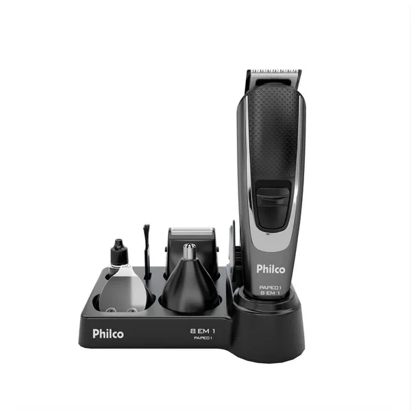 Aparador de Pelos Philco 8 Acessórios Bivolt PAPE01
