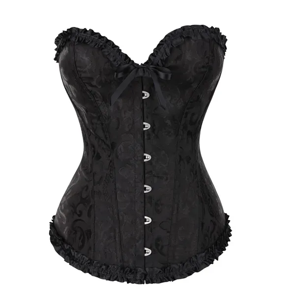 Beonlema Espartilho Feminino Com Cadarço E Overbust , Corpete Modelador Plus Size